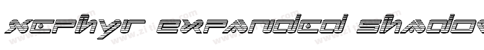 Xephyr Expanded Shadow Italic字体转换